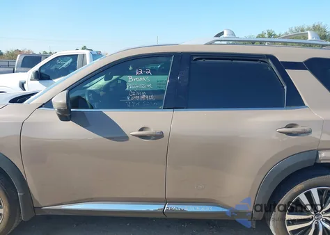 2024 Nissan Pathfinder Platinum Fwd from USA, damaged, VIN 5N1DR3DH6RC216824